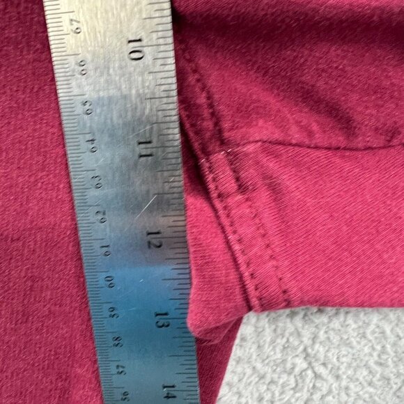 Quacker Factory Dream Jeannes Women Jeans 10 Short Plum Denim High Rise Stretch - Picture 9 of 10